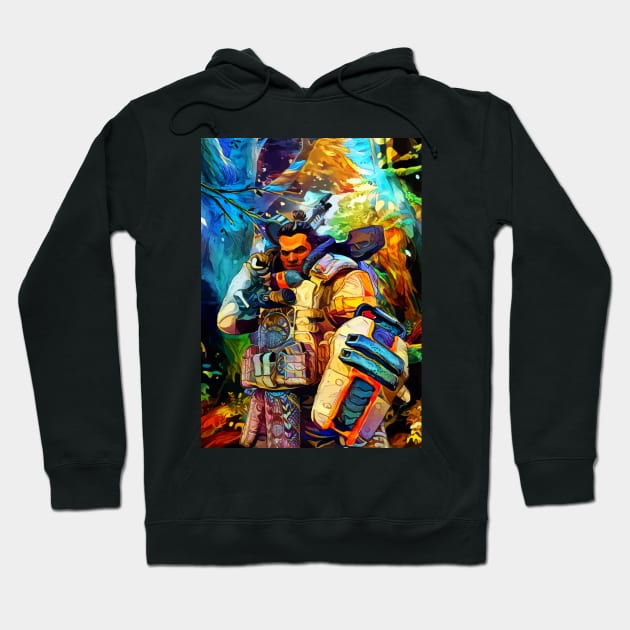 Shielded Fortress Hoodie by hustlart